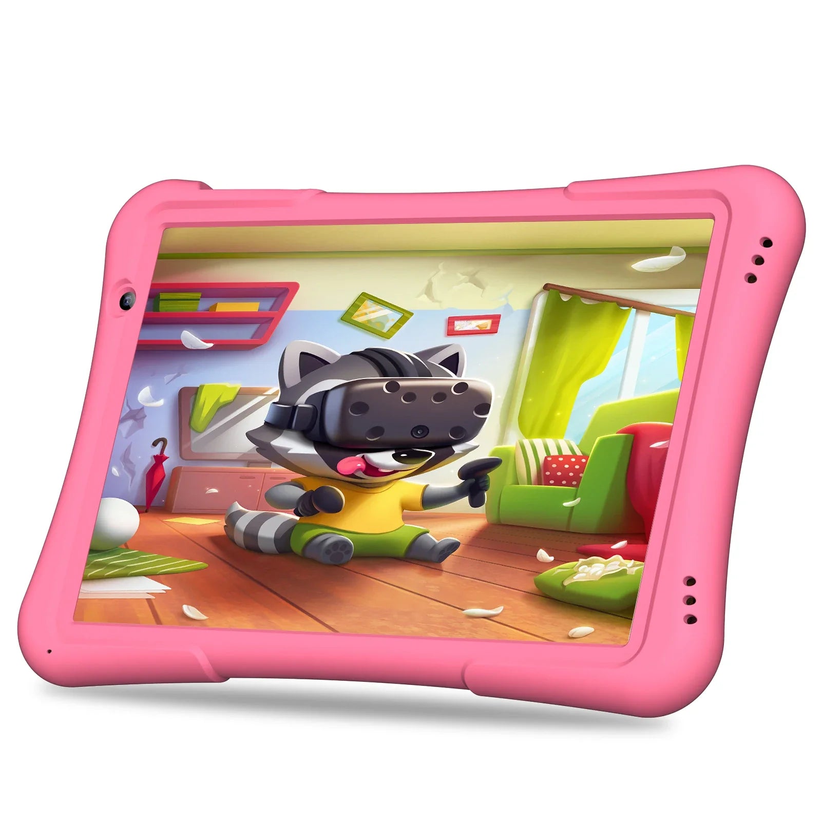 PRITOM 10 inch Kids Tablet Android 12 Tabletas 32GB, Quad-Core, 6000mAh, Large HD IPS Display, WiFi 6, Dual Camera, Bluetooth, Lootquake LLC