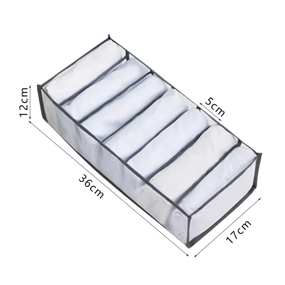 Fabric Underwear Bra Storage Box Underwear Sorting Box Panty Socks Compartment Storage Box Drawer Organizer Home Storage
