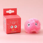 Smart Fluffy Plush Cat Ball Toys Interactive Chirping Balls Cat Kicker Toys 3 Lifelike Sounds Fun Kitty Kitten Toys  Interactive Electric Cat Ball with Sound Stevvex