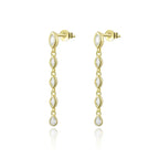 ANDYWEN 100% 925 Sterling Silver Gold Spicy Earring Chain Ovals Locker Earring Women Pendientes Luxury Fine Jewelry 2023 Clips