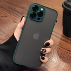 Luxury Shockproof Armor Phone Case For iPhone 11 12 13 14 Pro Max Silicone Clear Hard Cover Protective Hard Back Cover with Soft Edge Bumper Shockproof Anti-Drop Case For iPhone Stevvex