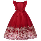 New Princess dress Large children's long dress Girl piano performance dress Festival party dress