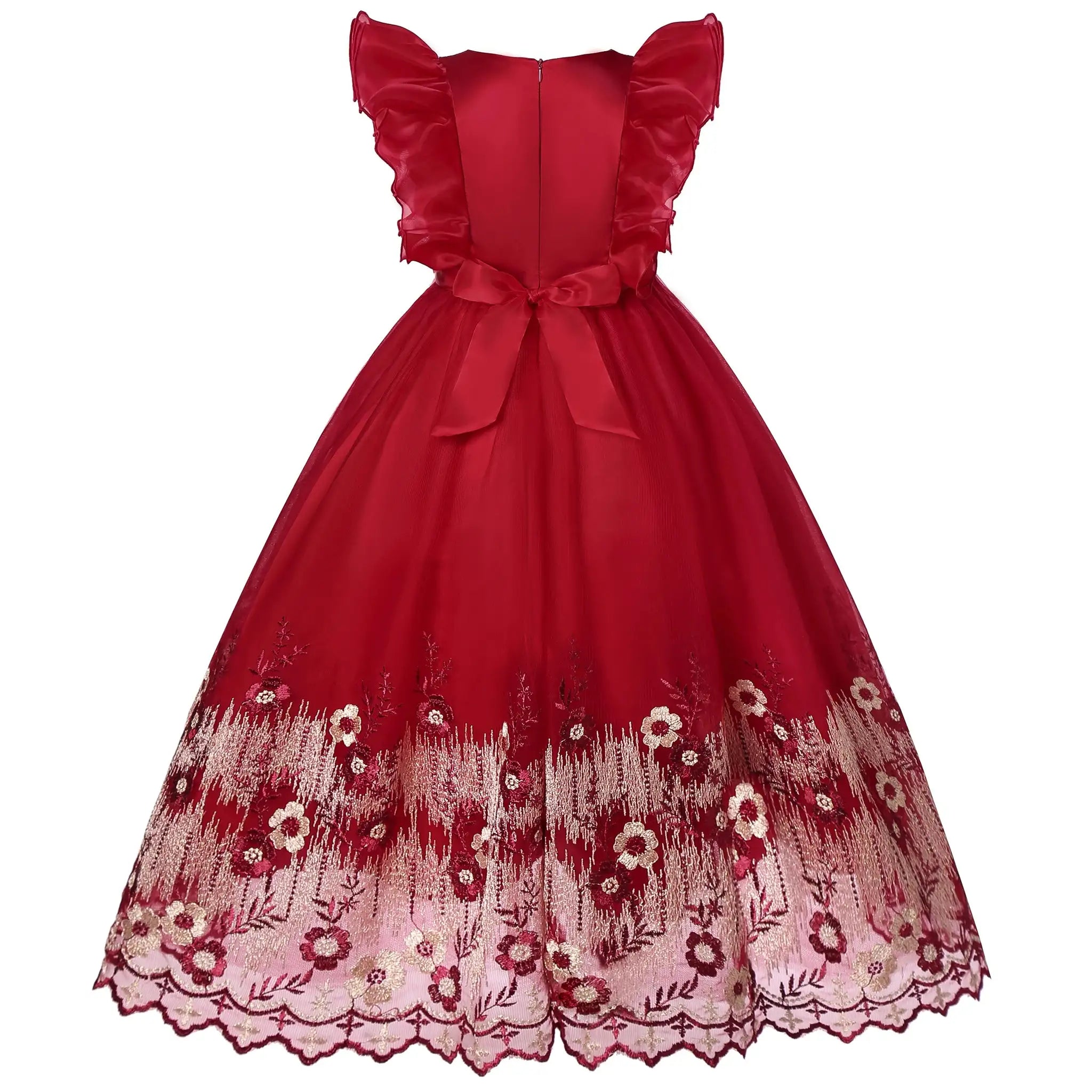 New Princess dress Large children's long dress Girl piano performance dress Festival party dress