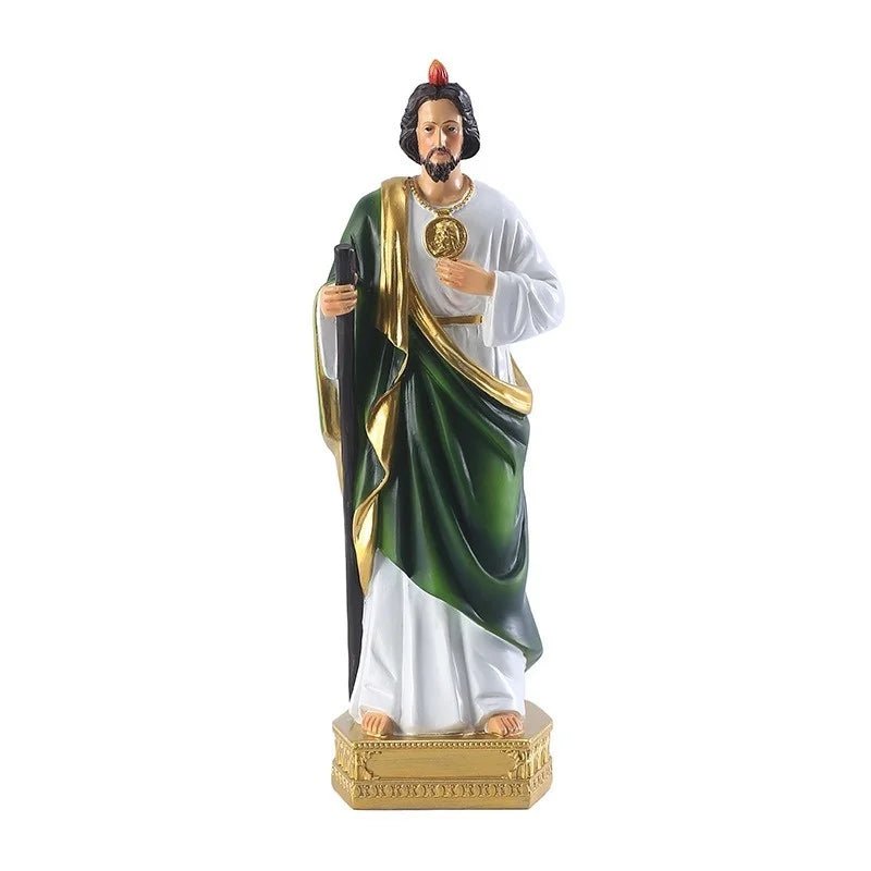 1Pc 8" St. Judas Statue Figurine Crutches Room Decorations Religious Gifts Collection Home Decor Lootquake LLC