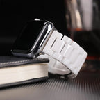 Apple Watch Ceramic Strap - Premium Stainless Steel Clasp