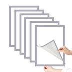 A4/A5/A6 Black Magnetic Photo Frame Publicity Column Advertising Column Self Adhesive Soft Poster Frame Certificate Folder Lootquake LLC