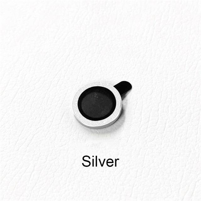 9H Tempered Glass Camera Cover Screen Protector Metal Individual Ring For iPhone Phone Glitter Camera Lens Protector Film For iPhone 14 13 12 11 Pro Max Luminous Lens Metal Glass Protective Cover Stevvex
