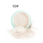 3 color facial loose powder, waterproof oil control honey powder, long-lasting makeup powder with powder puff Lootquake LLC