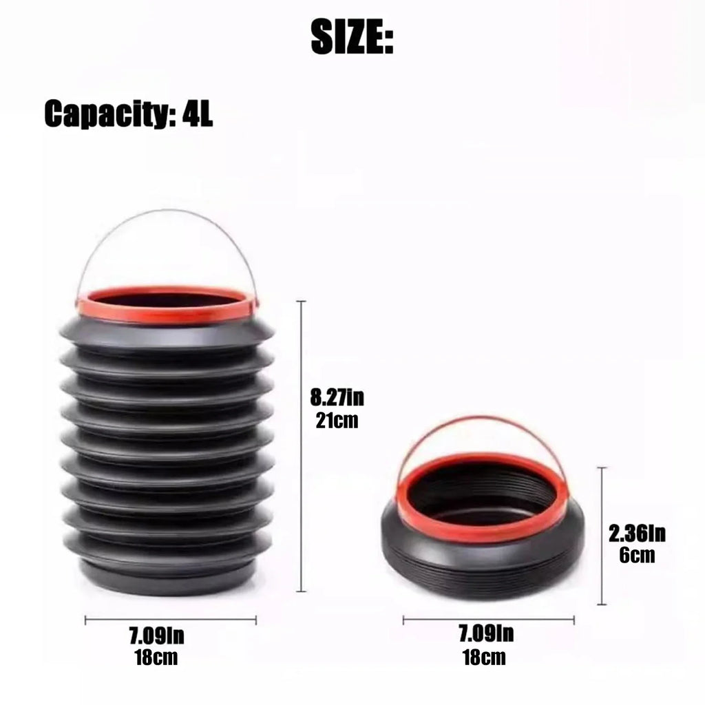 Portable Car Trash Can Storage Bin Garbage Can Telescopic Wet Umbrella Storage Bin for Umbrellas Snacks Garbage