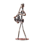 Musical Man Statue Musician Tabletop Figurine for Tabletop Spring Office Lootquake LLC