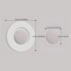 3-24pcs Magnetic Remote Control Holder Air Conditioning Remote Control Wall Storage Magnetic Hook Non Perforated Magnetic Buckle