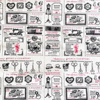 Newspaper Printed Fabric Quilting Cloth Cotton Linen For DIY Sewing Tablecloth Cushion Placemat Storage Bag Handicraft Materials Lootquake LLC