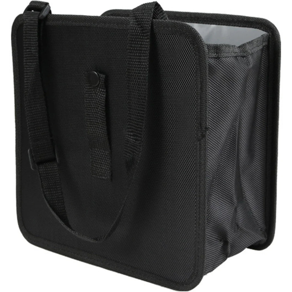 Large Capacity Car Trash Can with Adjustable Strap 6.5L Waterproof Foldable Car Trash Organizer Bin Hanging Portable Car Dustbin