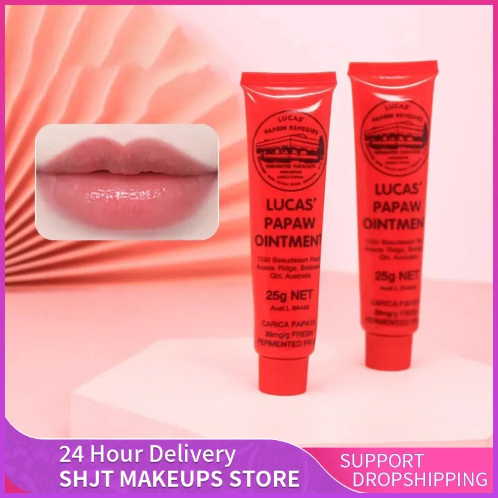Face Care Lucas Papaw Ointment Balm Lipstick Moisturizing Anti Drying Multifunctional Hydrating Universal Cream Lip Balm Oil 25g Lootquake LLC