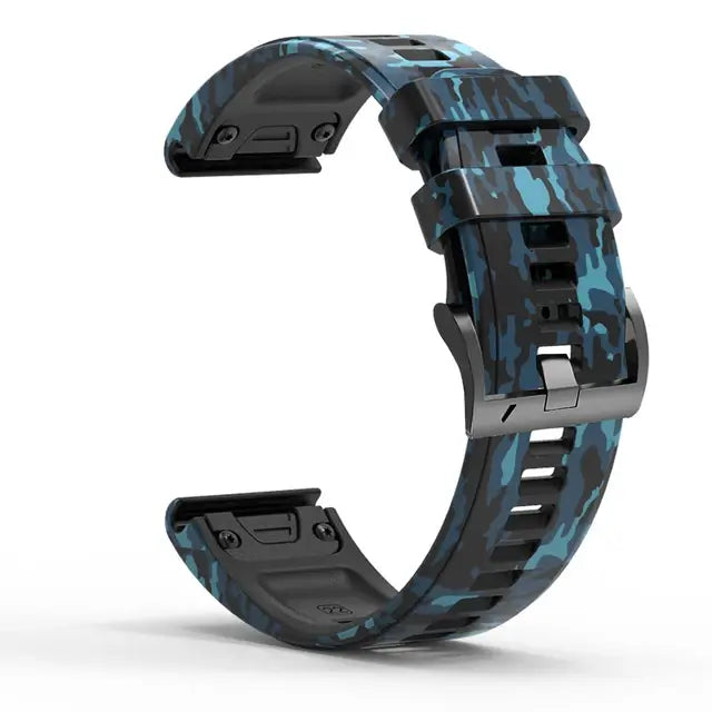 Garmin Silicone Camo Strap - Durable Stylish Design - SJB-DIAMOND ELITES