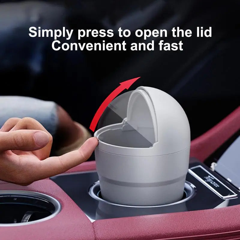 Car Garbage Bin Automotive Trash Cup Car Waste Bin Flip-Top Design Gadgets Interior Car Accessories for Car Sedan SUV Truck Lootquake LLC