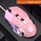 G15 Mechanical Gaming Mouse 7-Color Breathing Light Wired Laptop USB Desktop Office Computer Gaming Mouse Mute Lootquake LLC