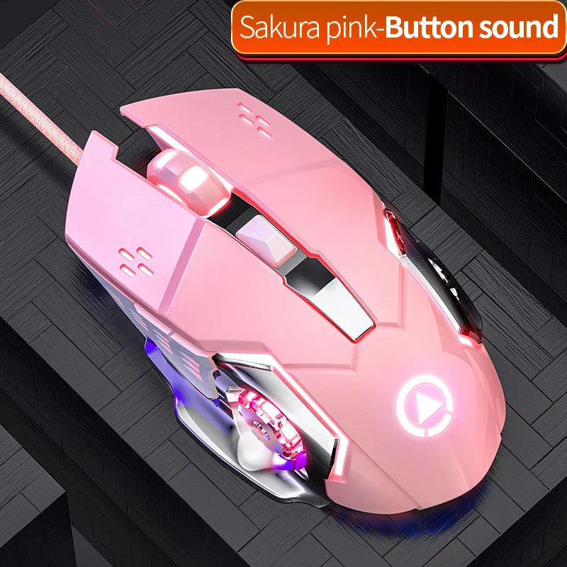 G15 Mechanical Gaming Mouse 7-Color Breathing Light Wired Laptop USB Desktop Office Computer Gaming Mouse Mute Lootquake LLC