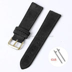 Motorola Moto Vintage Suede Leather Quick Release Watch Band Strap
