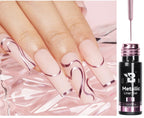 5ML Gold Silver Metallic Liner Paint Gel Polish Chrome Mirror Metal Effect Super Bright French UV LED Semi Permanent Nail Gel Lootquake LLC