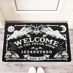 Halloween Gothic Witch Divination Welcome Entrance Doormat Home Decor Hallway Balcony Long Rugs Indoor Non-slip Floor Mat Decor
