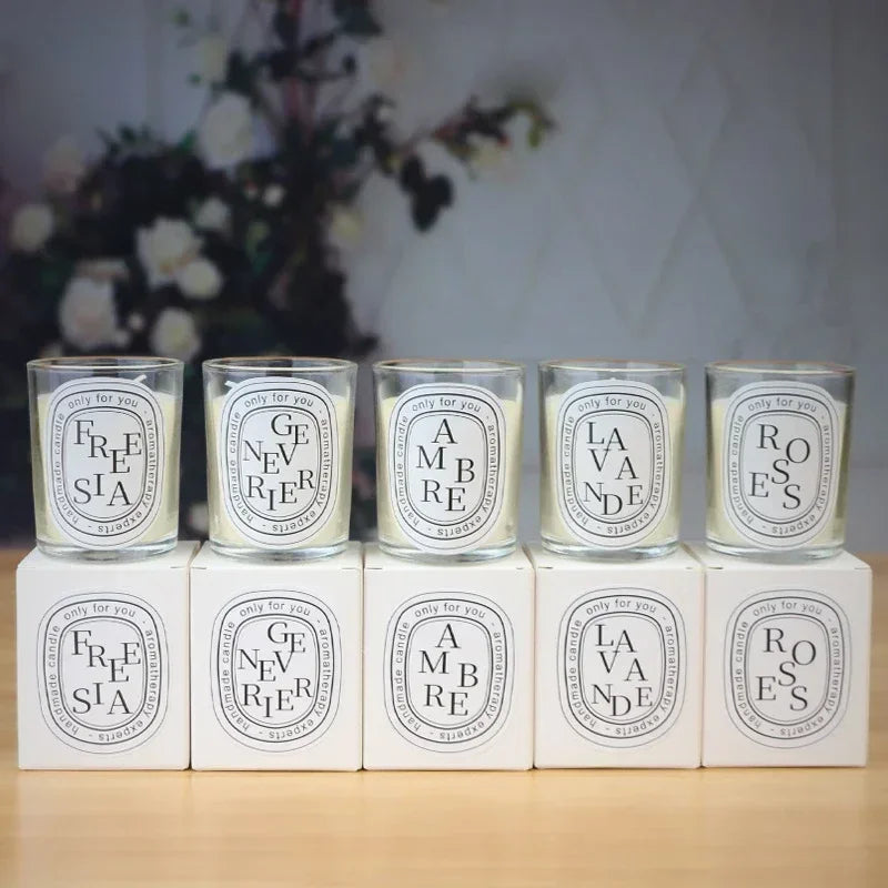Romantic Transparent Scented Fragrance Candle Light Gift Scented Aromatic Candles Guest Gift Candles Wedding Candles Candle Jar Lootquake LLC