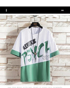 Men Casual T Shirt Letter Printed T-Shirt Hip Hop Y2K Streetwear Fashion Sport Gym Summer Washed Tops Men Clothing Trends 반팔 남자 Lootquake LLC