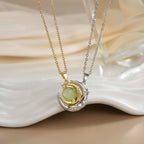 LATS New Stainless Steel Magnetic Sun Moon Couple Necklace Fashion Chain for Men and Women Good Friend Gifts Trend Jewelry