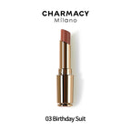 CHARMACY Moisturize Intense Nude Lipstick Luxury Professional Korean Lipsticks Easy to Wear Women Lip Makeup Cosmetic