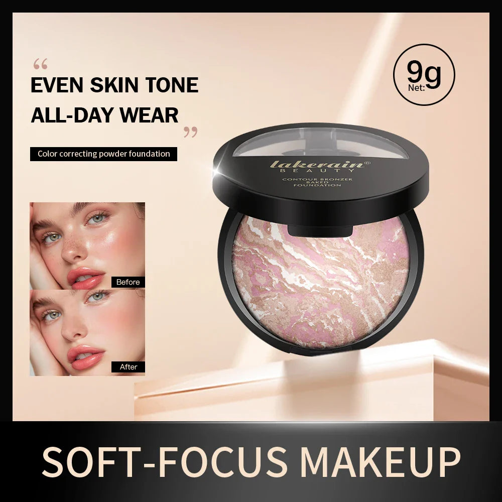 Matte Loose Powder Waterproof Oil-control Matte Full Coverage Face Makeup Makeup Setting Loose Powder Baked Powder Foundation Lootquake LLC