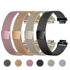Fitbit Inspire 2, 1, HR Stainless Steel Magnetic Band - Mesh - SJB-DIAMOND ELITES