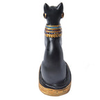 Lovely Egyptian Cat Shape Statue Retro Cartoon Car Desktop Decoration Miniatures Animals Figurines Household Crafts Ornament