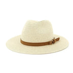 New Big Size 59-60CM Panama Hat Summer Sun Hats for Women Man Outdoor Beach Straw UV Protection Cap Chapeau Jazz Trilby Cap