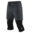 Men's 2-in-1 Compression Running Shorts