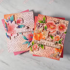 February 2025 New pink Floral Field Metal Cutting Dies Stamp Stencil Hot Foil Set DIY fresh Scrapbook Card Handmade Embossing Lootquake LLC