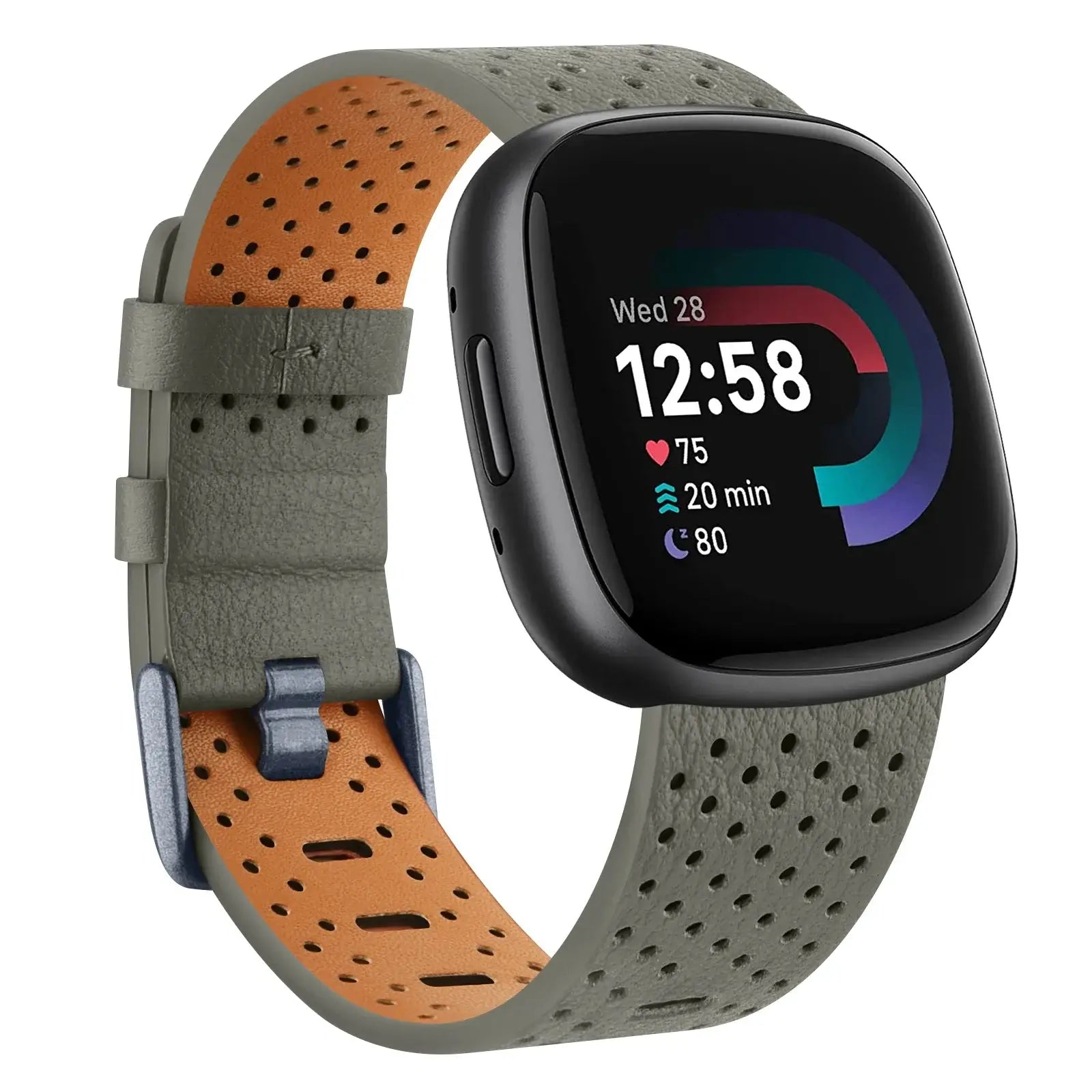 Fitbit Versa & Sense Leather Band - Stylish & Durable Design - SJB-DIAMOND ELITES