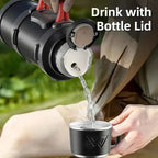 SteelGuard: 72H Thermos Bottle - Portable & Durable THRIXINE