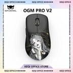 Waizowl OGM Pro V2 Hades Gaming Mouse Customize Wireless Three-Mode Paw3950 30000dpi Lightweight Gaming Mouse E-sports Ergonomic Lootquake LLC