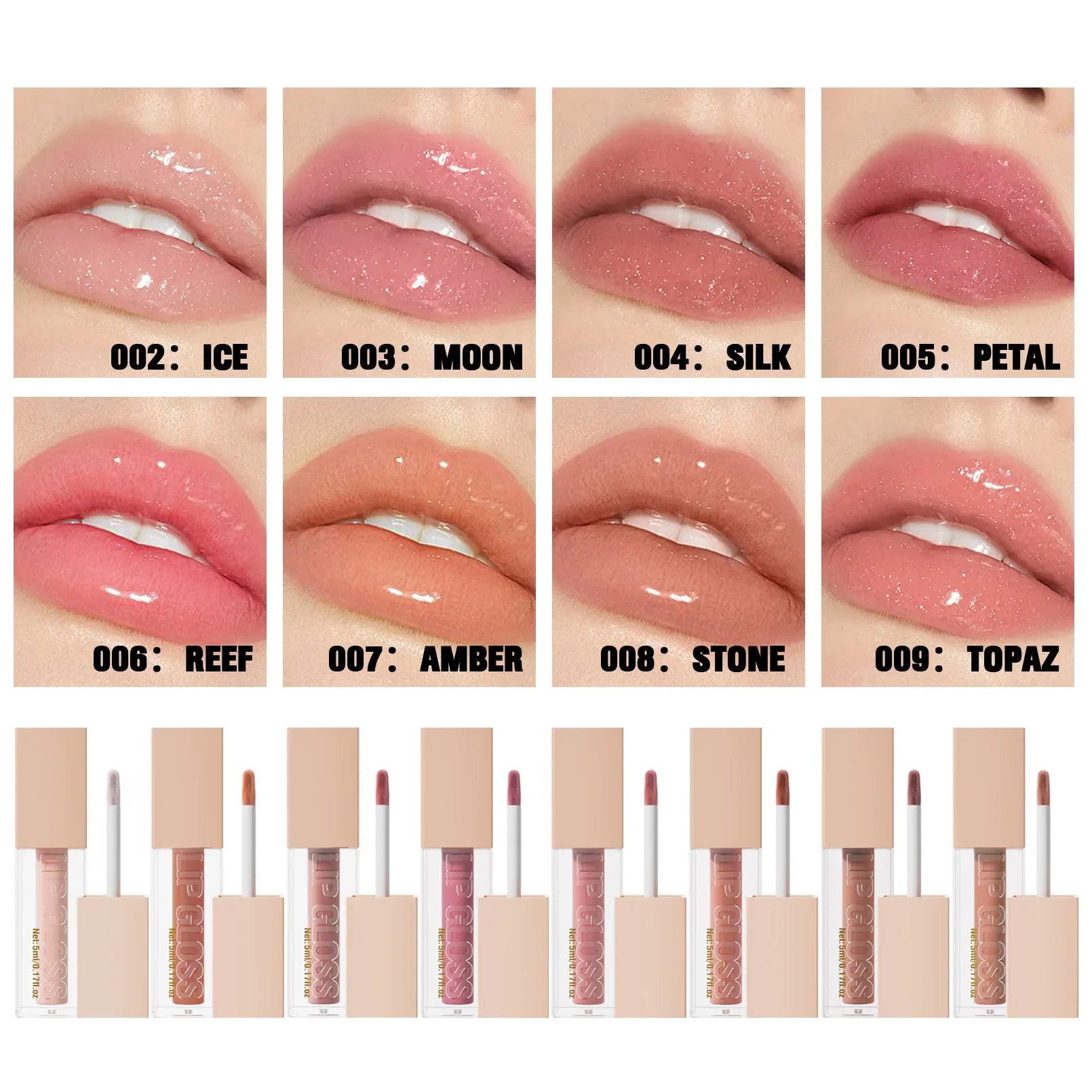 8 Color Non-stick cup Velvet Satin Gloss Lip glaze Mist Liquid matte lipstick Waterproof long-lasting color liquid Lootquake LLC