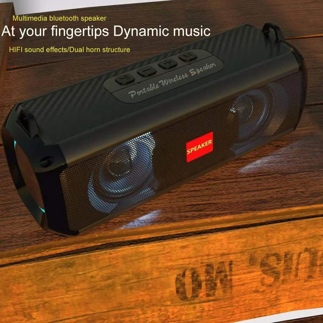 Portable Bluetooth Speaker with Hi Res Audio Extended Bass and Treble Wireless HiFi High Quality Super Volume Speakers Lootquake LLC