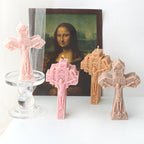 3D Jesus Cross Sculpture Candle Silicone Mold Resin Casting for Aroma Beads Soap DIY Handmade Decoration Gift Craft Lootquake LLC