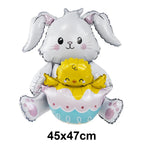 Easter Bunny Inflatables Balloon Decorations Standing Carrot Balloons Cute Carrot Rabbit Happy Easter Party Birthday Decorations Lootquake LLC