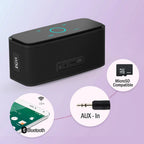 DOSS Wireless Bluetooth Speaker SoundBox BT 5.0 Touch Control Portable Music Sound Box 12W Stereo Sound IPX5 Waterproof Speakers Lootquake LLC