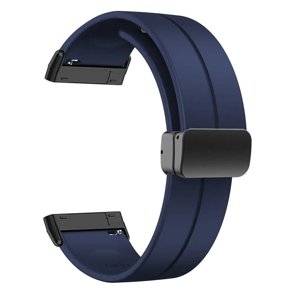 Fitbit Versa & Sense Silicone Strap With Magnetic Clasp - SJB-DIAMOND ELITES
