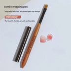 Gradient Nail Art Brush Acrylic Nail Ombre Pen DIY UV Gel Brushes Painting Drawing Flowers Nails Brush Manicure Tools for Salon Lootquake LLC