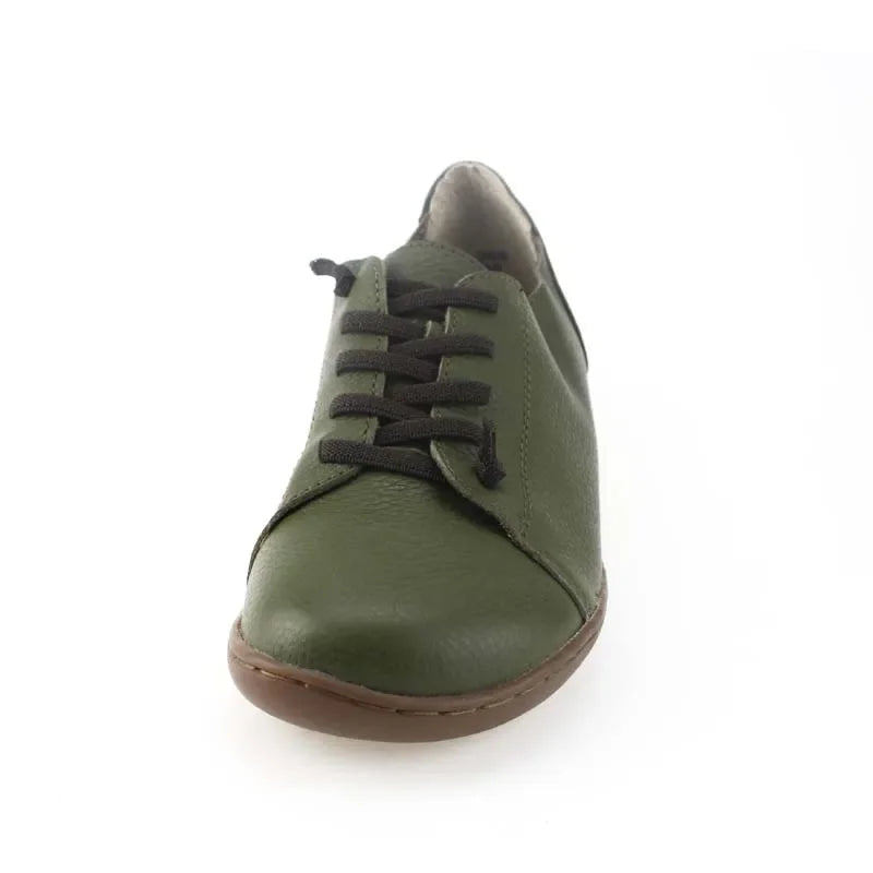 MVVJKE Women Shoes Flat 100% Authentic Leather Plain toe Lace up Ladies Shoes Flats Woman Moccasins Female Footwear Lootquake LLC