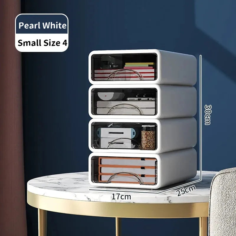 Storage Drawers Desk Organizer Box Desk Stationery Drawer Storage Toiletries Organizer Box Clutter Desk Shelving Home Storage Lootquake LLC