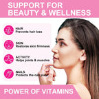 Glutathione Collagen Capsules, Skin Brightening & Anti-Aging, Supports Hair, Skin & Nail Health, NON-GMO, Glutathione Supplement