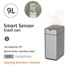 Trash Can Kitchen Sensor Recycle Bin Trash Can 20 Liters High Foot Wastebasket with Lid Dustbin Automatic Sensor Smart Trash Bin