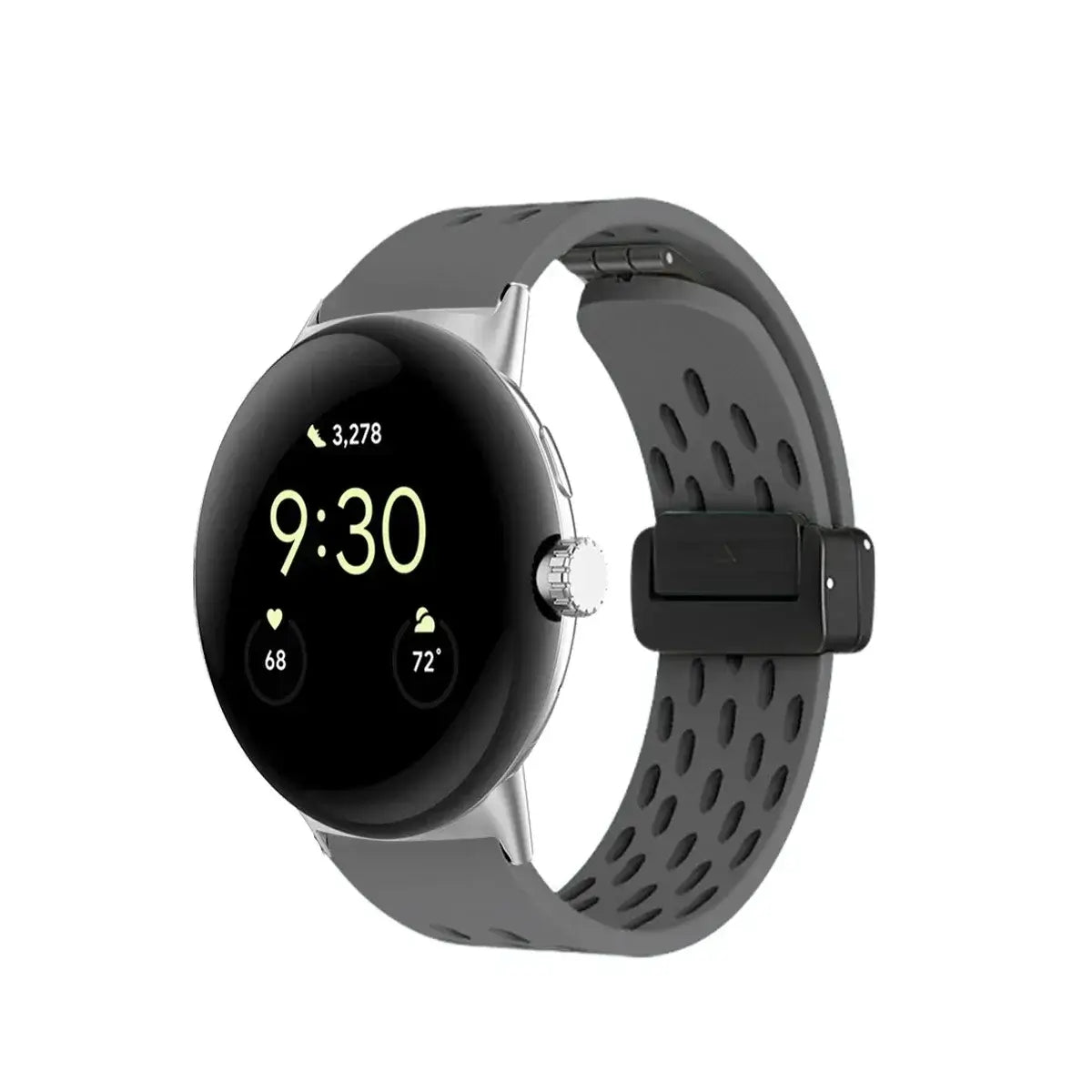 Google Pixel Silicone Band - Breathable With Magnetic Clasp BandsCo Straps